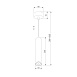 Светильник подвесной светодиодный Trio 12W 3000K черный 50310 LED Elektrostandard - фото