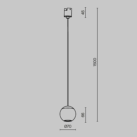 Трековый светильник Technical Sfera TR165-1-8W3K-M-B - фото