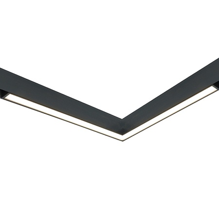 Светильник светодиодный Feron MGN307 трековый низковольтный 24W, 1920 Lm, 4000К, 110 градусов, черный серия MattLine - фото