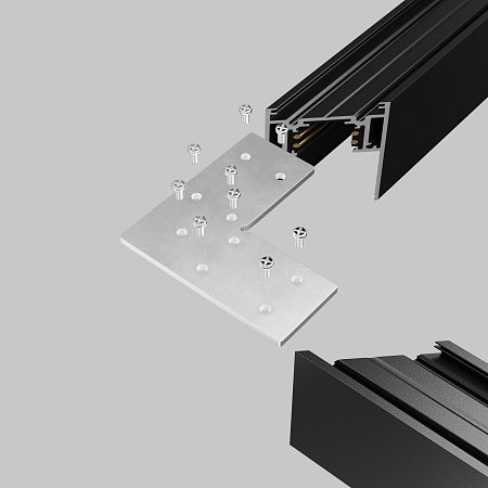 Крепеж для углового соединения накладного шинопровода Gravity - фото