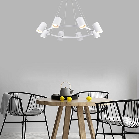 Подвесной светильник Eurosvet 70147/8 белый - фото