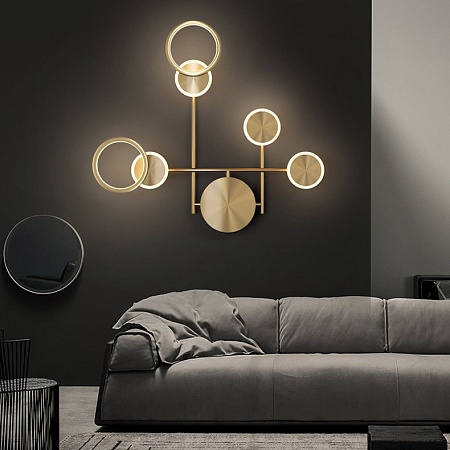 Настенный Светильник Zingy D Brass Imperiumloft 209016-23 - фото