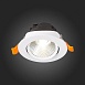 Св-к встр. Белый LED 1*6W 4000K 480Lm Ra80 24° IP20 D86xH50 220-240V ST211.548.06.24 - фото