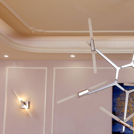 Бра ST-Luce Серебристый/Белый G9 2*5W SL947.101.02 - фото