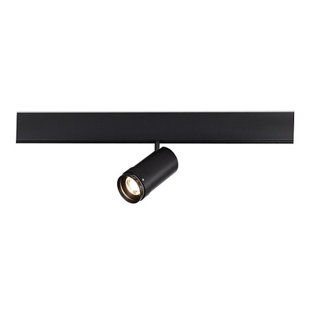 Магнитный трековый светильник ZOOM Черный LED 1*12W 4000K Lm Ra90 10-55° IP20 D50xH160 ST357.446.12 - фото
