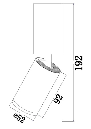 Потолочный светильник Technical FOCUS S C051CL-01B - фото