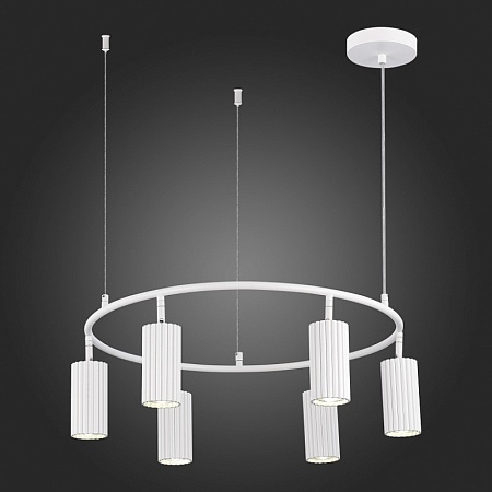 Светильник подвесной ST-Luce Белый/Белый GU10 6*5W 4000K SL1213.503.06 - фото