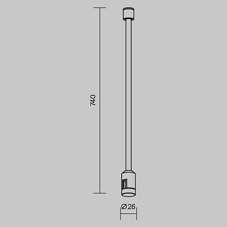 Комплектующие для трековой системы Technical TRA200С-L740-11B - фото