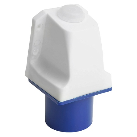 Вилка угловая ST-523 32А 220В 2P+PE IP44, PPG32-523-44, Stekker - фото