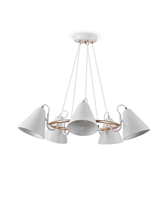 Люстра Freya FR8001PL-05WG - фото