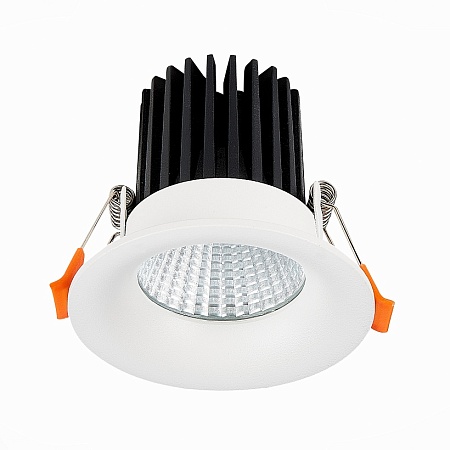 Св-к встр. Белый LED 1*10W 3000K 900Lm Ra>90 38° IP20 D85xH75 170-240V ST703.538.10 - фото