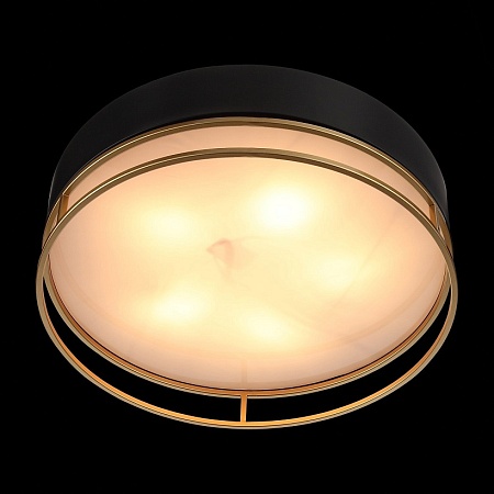 Светильник потолочный ST-Luce Черный, Матовое золото/Белый E27 5*40W SL1127.432.05 - фото
