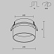 Встраиваемый светильник Technical Amary DL062-GU10-B - фото