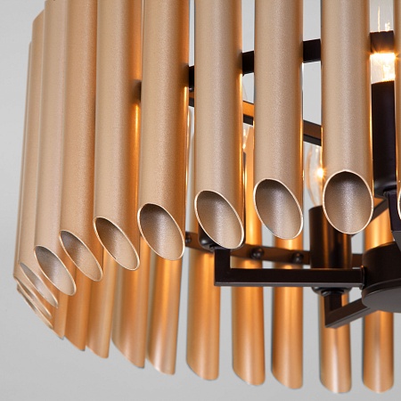 Потолочный светильник Bogate's 361/5 латунь / черный - фото