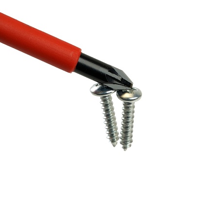 Отвертка крестовая диэлектрическая STEKKER Pz 2 х 100 мм, SDE-PZ2-100 - фото