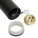Светильник потолочный Feron ML1008 Barrel LUNA levitation на подвесе MR11 35W 230V, черный 40*250 - фото