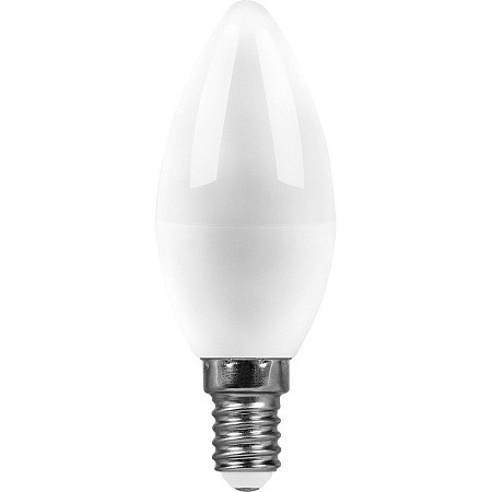 Лампа светодиодная SAFFIT SBC3709 Свеча E14 9W 230V 6400K - фото