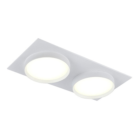 Св-к встр. Белый GX53 2*50W IP20 L220xW109xH43 220V Без ламп ST258.508.02 - фото