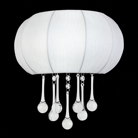 Бра ST-Luce Хром/Белый, Прозрачный E14 2*40W SL350.051.02 - фото