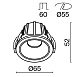 Встраиваемый светильник Technical Alfa LED DL043-01-10W4K-RD-W - фото