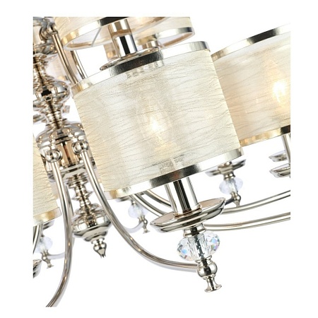 Люстра подвесная ST-Luce Никель/Белый E14 15*40W SL1751.103.15 - фото