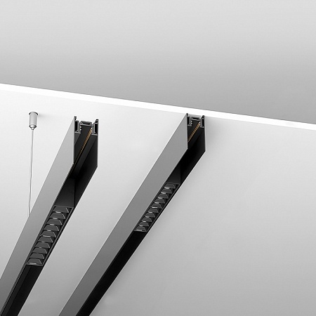 Шинопровод для низковольтных трековых  светильников, черный, 1м, CABM1000 - фото