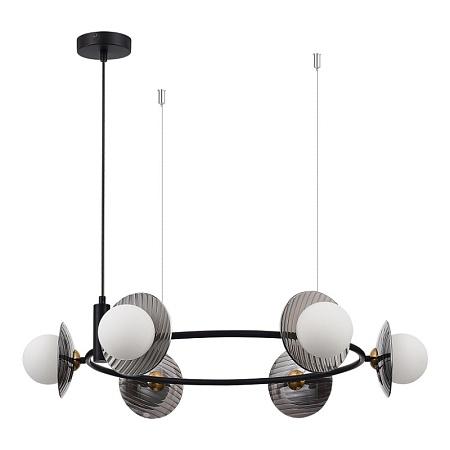 Светильник подвесной ST-Luce Черный/Дымчатый, Белый G9 6*5W 4000K SL1521.413.06 - фото