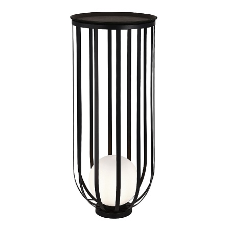 Светильник напольный ST-Luce Черный/Белый E27 1*60W SL6129.405.01 - фото