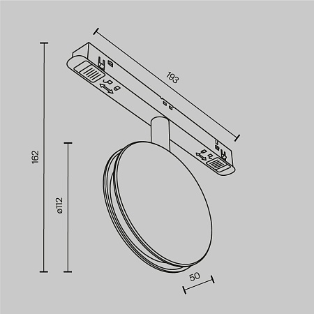 Трековый светильник Technical Outline TR090-4-6W-DS-B - фото