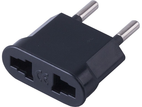 Переходник сетевой STEKKER ADP6-03-20 Tefal б/з 250V, 6A полипропилен, черный - фото