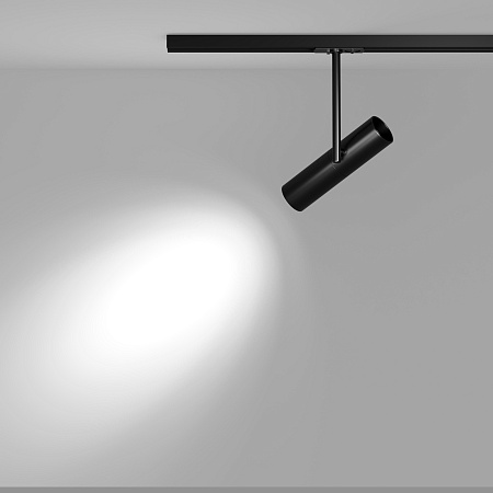 Трековая система Technical встраиваемая однофазная (220 Вольт) чёрная 300x300 TS-S-300-TR005-1-GU10-B