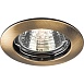 Светильник встраиваемый Feron DL307 потолочный MR16 G5.3 античное золото - фото