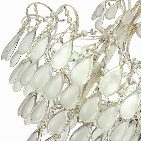 Светильник потолочный Золотистый/Белый матовый E14 6*60W SLE160302-06 - фото