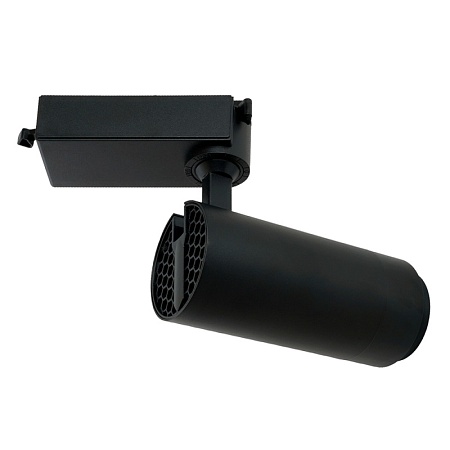 Светодиодный светильник Feron AL137 трековый однофазный на шинопровод 20W 4000K черный, изменяемый угол освещения 15-60град - фото