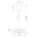 Подвесной светильник Plate 50260 LED Elektrostandard - фото
