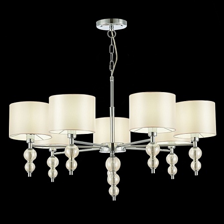 Светильник подвесной Хром/Светло-бежевый E14 7*40W SLE105703-07 - фото