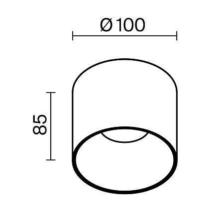 Потолочный светильник Technical Alfa LED C064CL-01-15W3K-RD-WB - фото