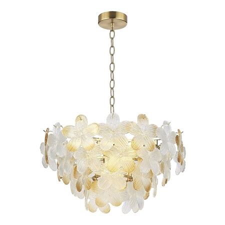 Светильник подвесной ST-Luce золотистый/Прозрачный, январный E14 12*60W SL6240.203.12 - фото
