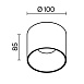 Потолочный светильник Technical Alfa LED C064CL-01-15W3K-RD-WB - фото