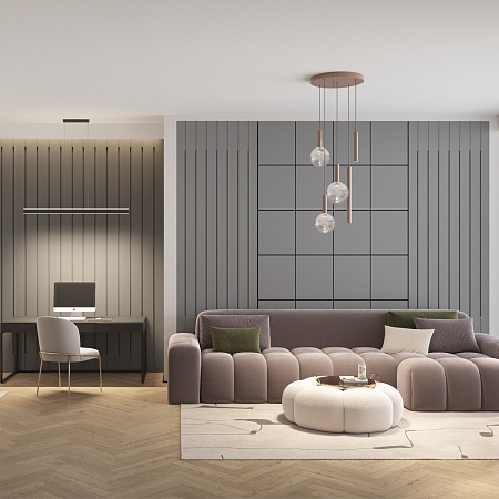 Потолочный подвесной светильник Denkirs DK6733-BK - фото