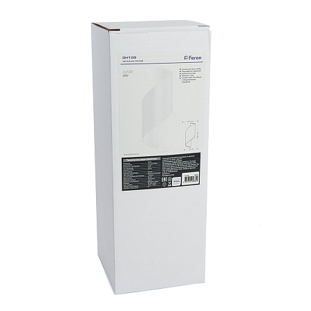 Светильник уличный светодиодный Feron DH109, 2*5W, 5200Lm, 4000K, белый - фото
