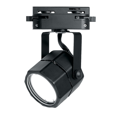 Светильник Feron AL192 трековый однофазный на шинопровод под лампу GU10, черный - фото