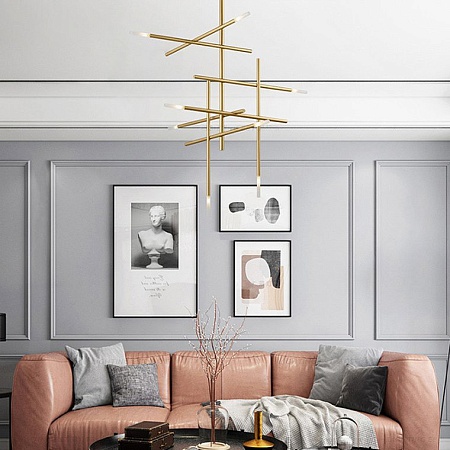 Подвесная Люстра Traverse H105 Gold Imperiumloft 207813-26 - фото