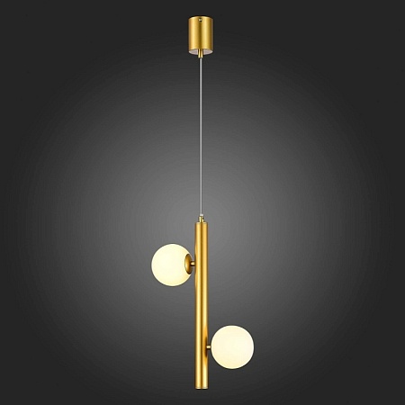 Подвес ST-Luce Золотистый/Белый G9 2*5W SL1185.203.02 - фото