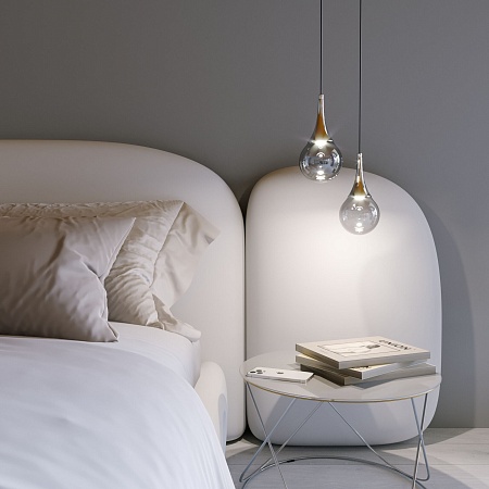 Подвесной светильник Eurosvet 50256/1 LED дымчатый - фото