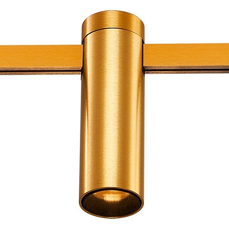 Магнитный трековый светильник FARM Золотистый LED 1*5W 3000K 230Lm Ra90 60 IP20 D35xH11 ST810.206.05 - фото