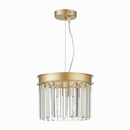 Светильник подвесной ST-Luce шампань/прозрачный E14 1*40W SL1624.203.01 - фото