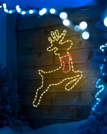 Дюралайт светодиодный Feron LED-R2W 2-х жильный , зеленый 1,44Вт/м 36LED/м 100м 220V - фото