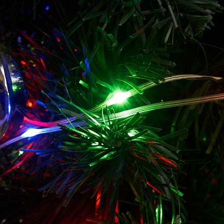 Светодиодная гирлянда Feron CL577 линейная Роса (на плоском проводе) 220V мультиколор c питанием от сети - фото