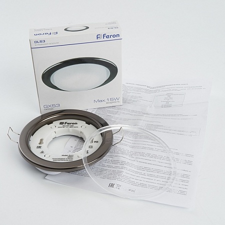 Светильник встраиваемый Feron DL53 потолочный GX53 античное золото - фото